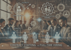 IT Contract Staffing vs. Full-Time Hiring: Choosing the Best Option for Your Business